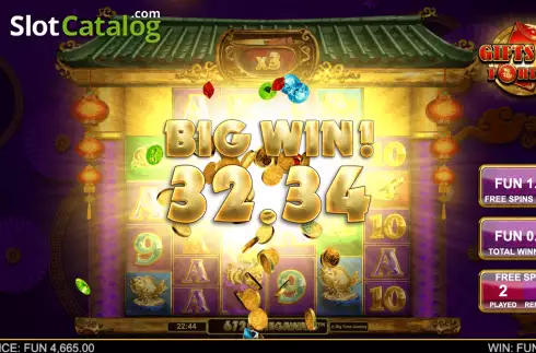Скрин9. Gifts of Fortune Megaways слот