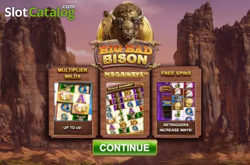 Скрин2. Big Bad Bison слот