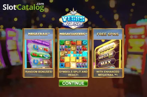 Скрин2. Vegas Rush слот