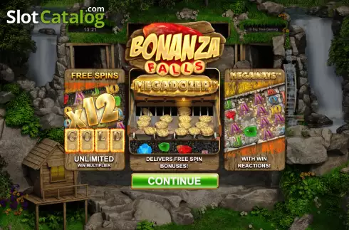 Скрин2. Bonanza Falls слот