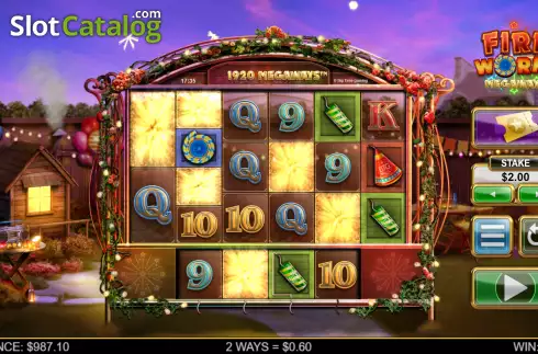 Скрин4. Fireworks Megaways слот
