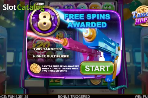 Скрин8. Trigger Happy (Big Time Gaming) слот