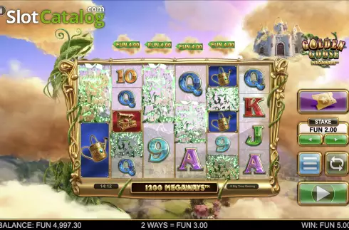 Скрин3. Golden Goose Megaways слот