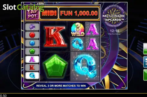 Скрин2. Millionaire Tapcards слот