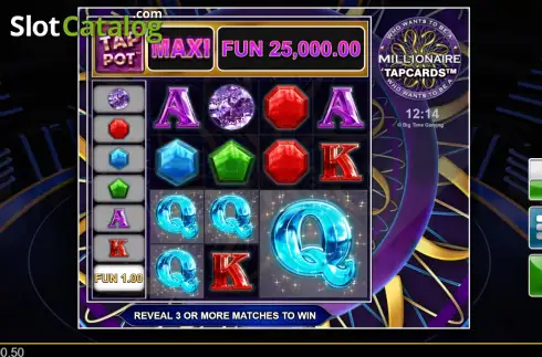 Скрин3. Millionaire Tapcards слот