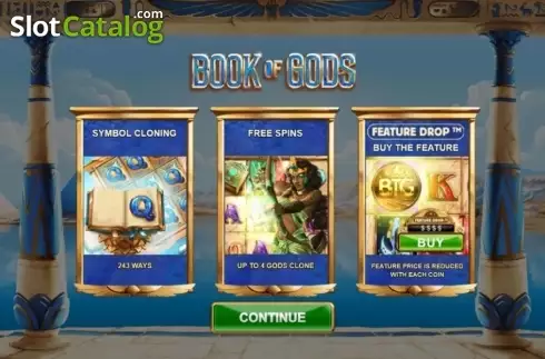 Скрин2. Book of Gods (Big Time Gaming) слот