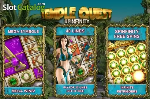 Скрин2. Temple Quest Spinfinity слот