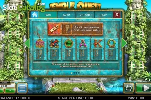 Скрин3. Temple Quest Spinfinity слот