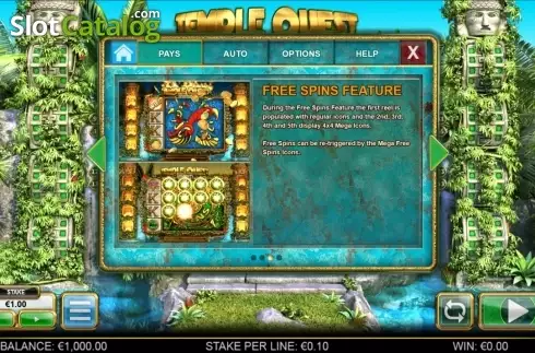 Скрин5. Temple Quest Spinfinity слот