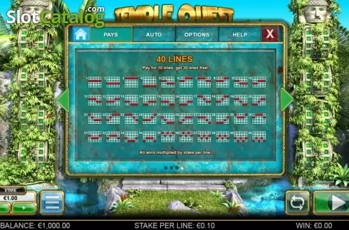 Скрин6. Temple Quest Spinfinity слот