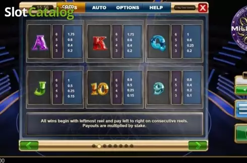 Скрин9. Who Wants To Be A Millionaire Megaways слот