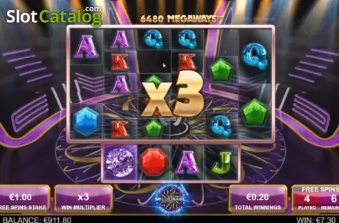 Скрин4. Who Wants To Be A Millionaire Megaways слот
