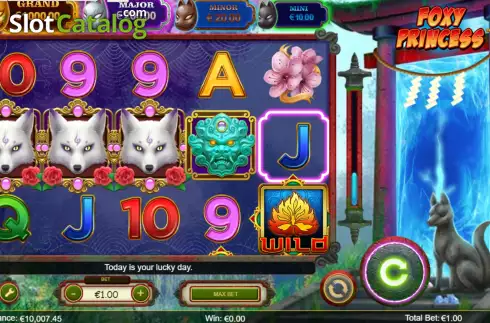 Скрин8. Foxy Princess Deluxe слот