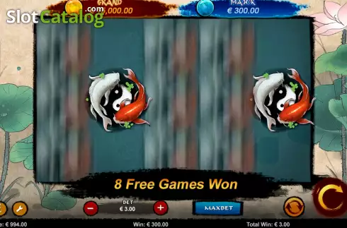 Скрин6. Koi and Dragon слот