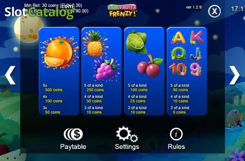 Скрин7. Reel Fruitz Frenzy! слот