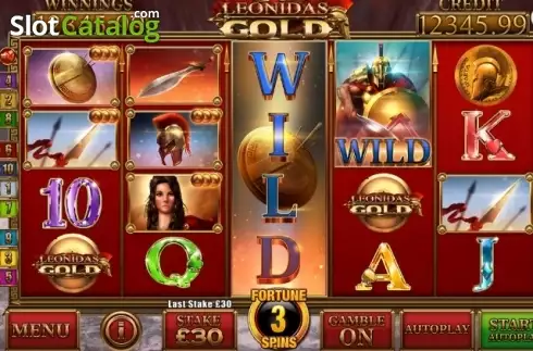 Скрин2. Leonidas Gold слот