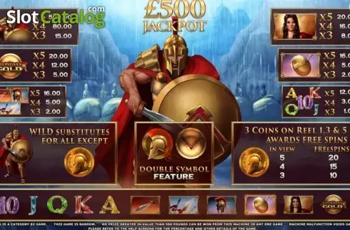Скрин4. Leonidas Gold слот