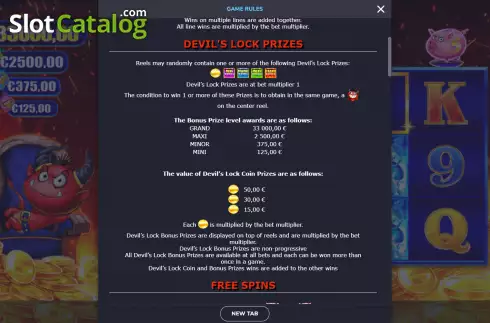 Скрин6. Devils Lock слот