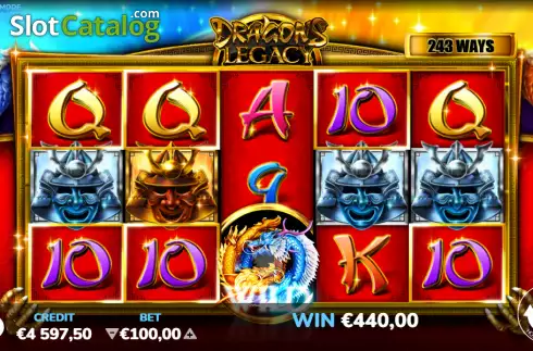Скрин3. Dragons Legacy слот