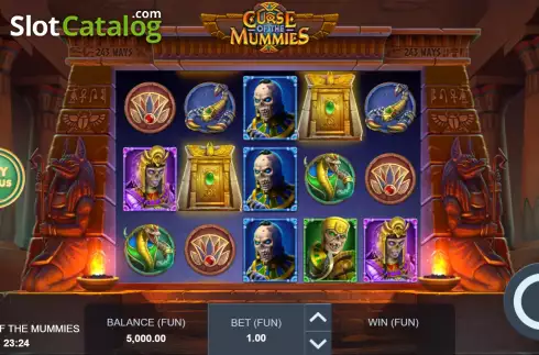 Скрин3. Curse of the Mummies слот