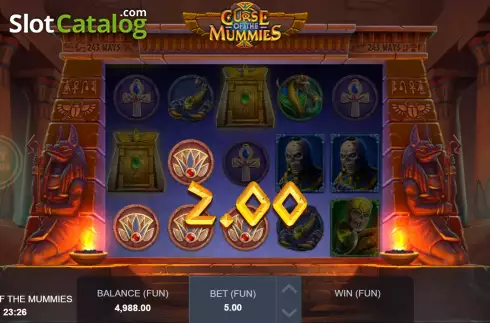 Скрин4. Curse of the Mummies слот