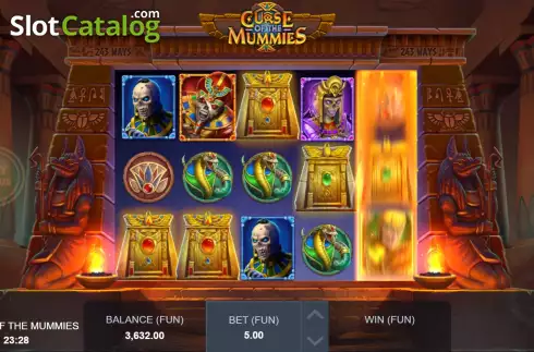 Скрин6. Curse of the Mummies слот