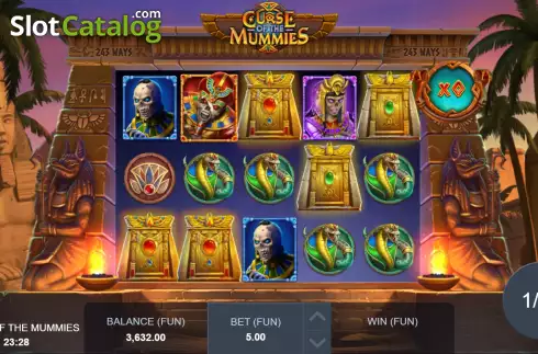 Скрин8. Curse of the Mummies слот