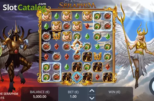 Скрин3. Clash of the Seraphim слот