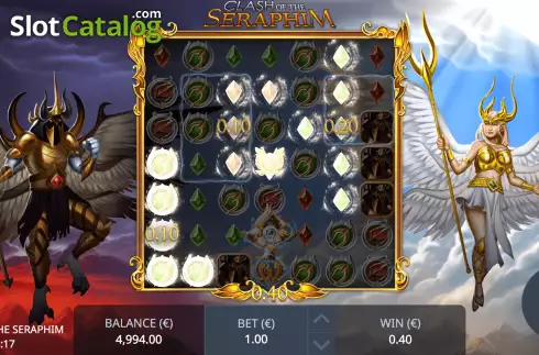 Скрин4. Clash of the Seraphim слот