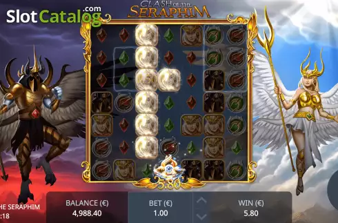 Скрин5. Clash of the Seraphim слот