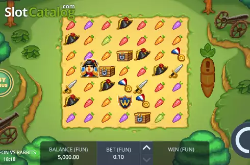 Скрин3. Napoleon vs Rabbits слот
