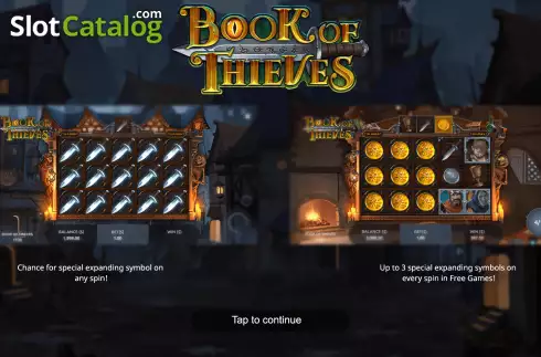 Скрин2. Book of Thieves слот