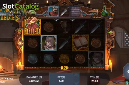 Скрин8. Book of Thieves слот