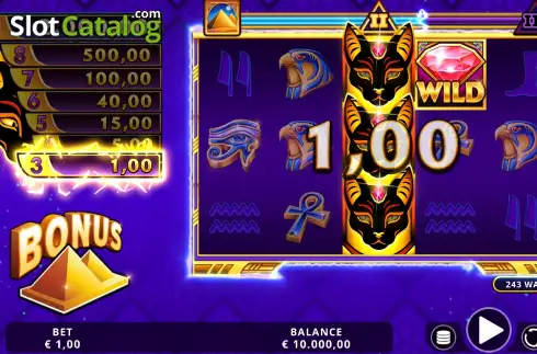 Скрин3. 9 Lives of the Nile слот