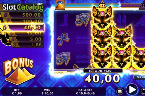 Скрин7. 9 Lives of the Nile слот