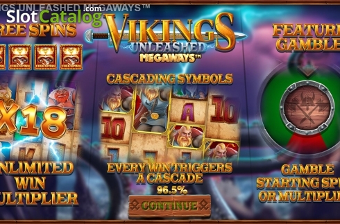 Скрин2. Vikings Unleashed Megaways слот