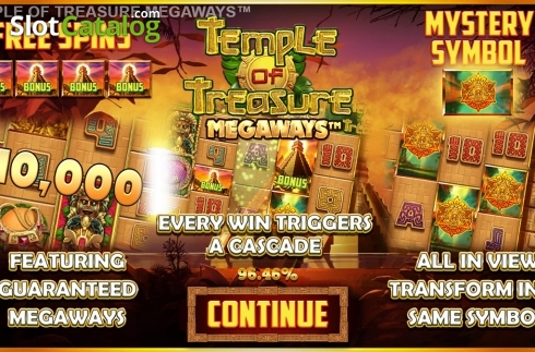 Скрин2. Temple of Treasure Megaways слот