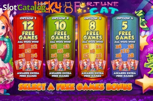 Скрин3. Lucky 8 Fortune Cat слот