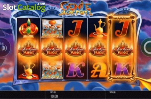 Скрин2. Genie Jackpots Jackpot King слот
