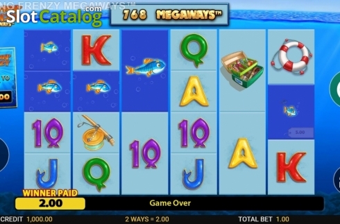 Скрин3. Fishin’ Frenzy Megaways слот