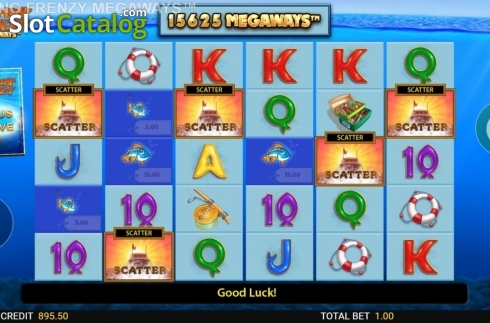Скрин5. Fishin’ Frenzy Megaways слот