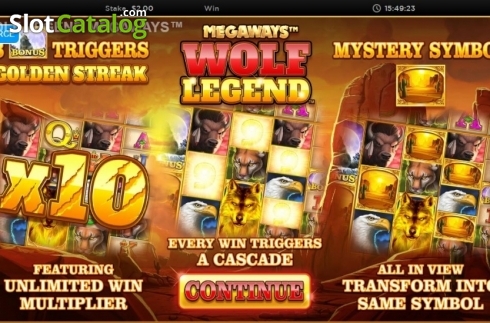 Скрин2. Wolf Legend Megaways слот
