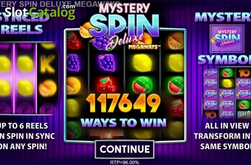 Скрин2. Mystery Spin Deluxe Megaways слот