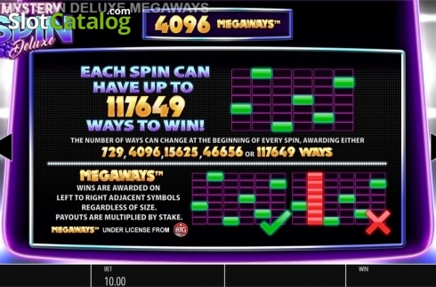 Скрин7. Mystery Spin Deluxe Megaways слот