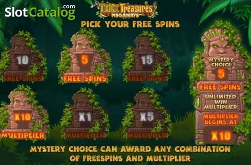 Скрин5. Tiki Treasures Megaways слот