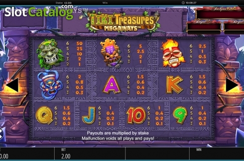Скрин9. Tiki Treasures Megaways слот