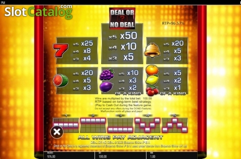 Скрин2. Deal Or No Deal: Double Action слот