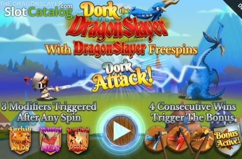 Скрин2. Dork the Dragon Slayer слот