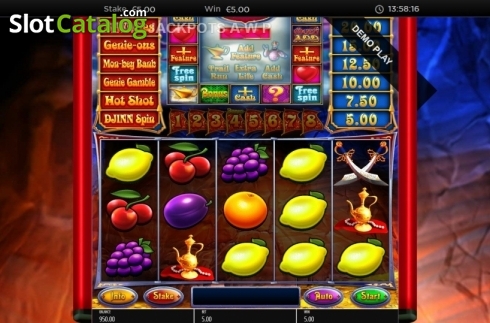 Скрин3. Genie Jackpots Cave of Wonders слот