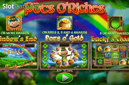 Скрин2. Pots O' Riches слот